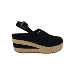 HERIEL - Zapato Panchita Negro Plataforma