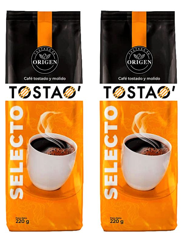 GENERICO Café Colombiano Tostao Selecto Molido Pack 2x 220g 440g - Main Image