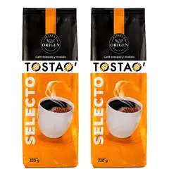 GENERICO - Café Colombiano Tostao Selecto Molido Pack 2x 220g 440g