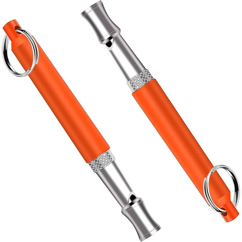 METALFER - Silbato Para Perros Evita Ladrar Sonido Ultrasónic Naranja