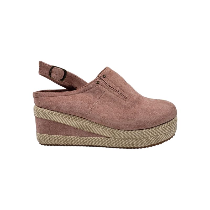 HERIEL - Zapato Panchita Rosa Plataforma