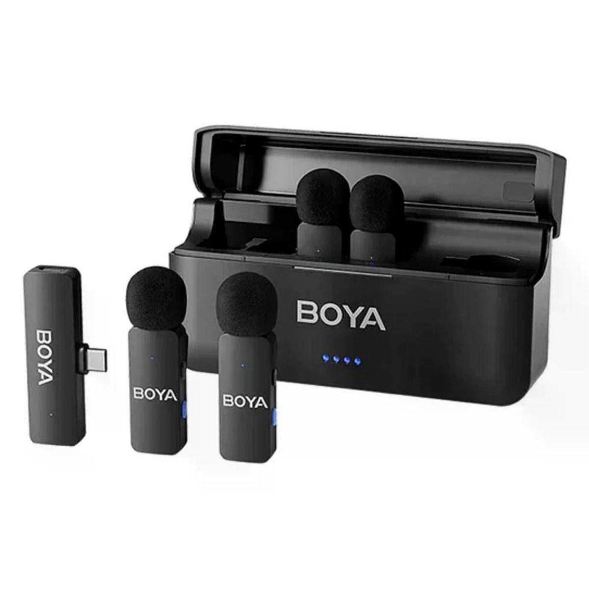 BOYA - Boya BY-V4u Micrófono de 4 Canales USB-C