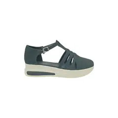 HERIEL - Zapato Panchita Negro Plataforma