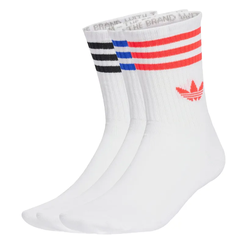 ADIDAS - Calcetines clásicos con las 3 Tiras, 3 pares