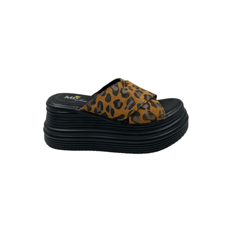HERIEL - Sandalia Camel Print Plataforma Mujer