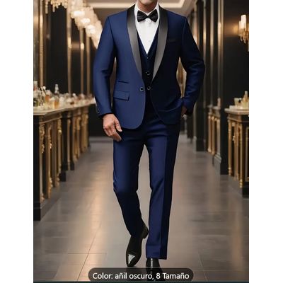 Imagen 2 del producto Trajes de boda  de tres piezas para hombre