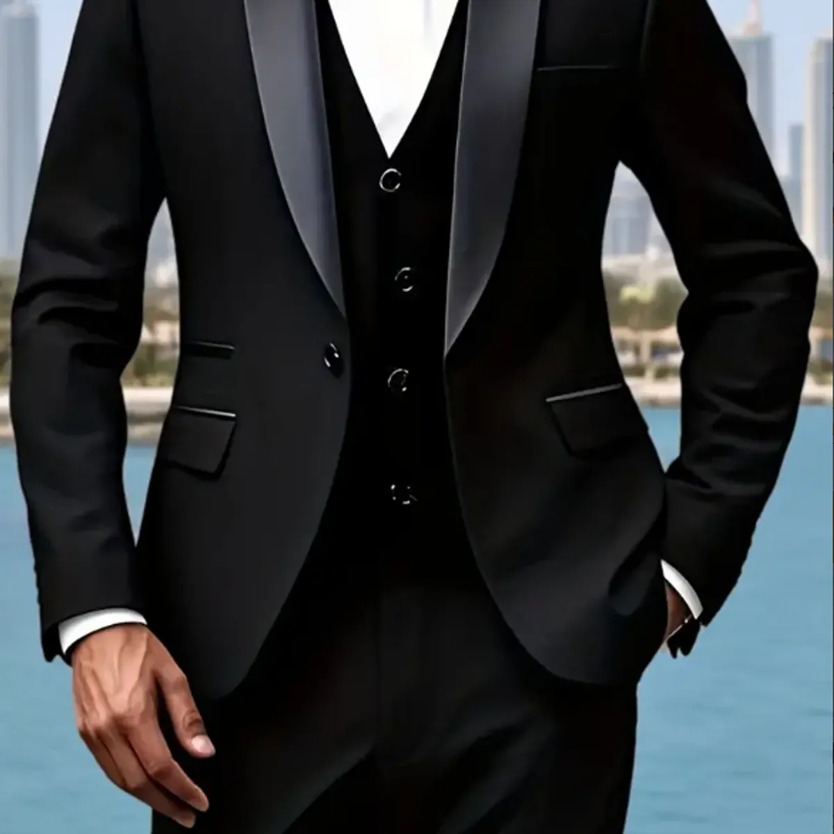 XPRESS RECHARGE - Trajes de boda  de tres piezas para hombre