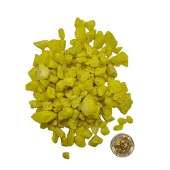 GENERICO - Cuarzo Tamaño Garbanzo Color Amarillo 500 Gr.