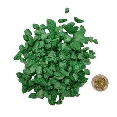 GENERICO - Cuarzo Tamaño Garbanzo Color VERDE CLARO 500 Gr.