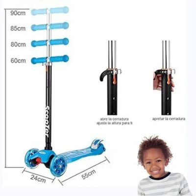 Imagen 2 del producto Scooter Monopatín Triple LED