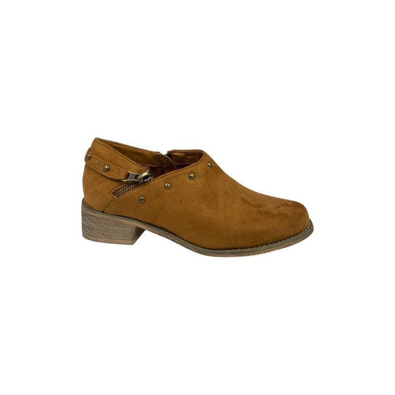 HERIEL - Zapato Camel Gamuza Mujer