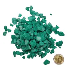 GENERICO - Cuarzo Tamaño Garbanzo Color VERDE TURQUESA 500 Gr.