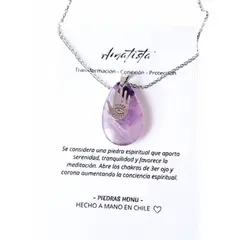 GENERICO - Collar con piedra natural de Amatista