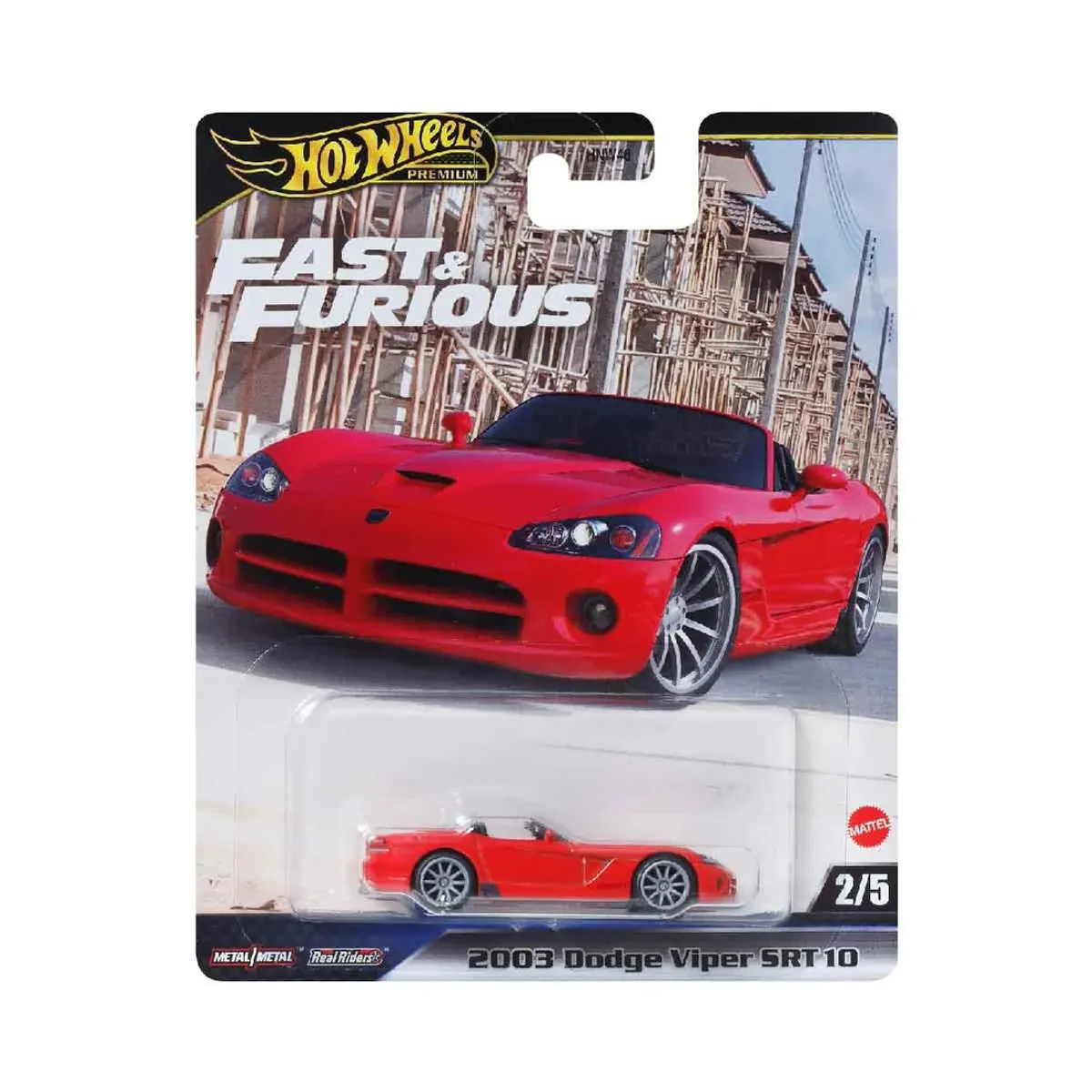 HOT WHEELS - Rapido y furioso 2002 dodge viper srt10 hot wheels 2/5  jbl85