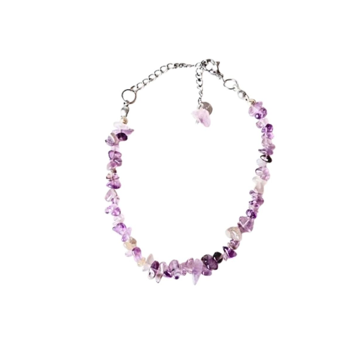 GENERICO - Pulsera piedra Amatista rústica