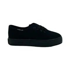 HERIEL - Zapatilla Negra Plataforma Mujer