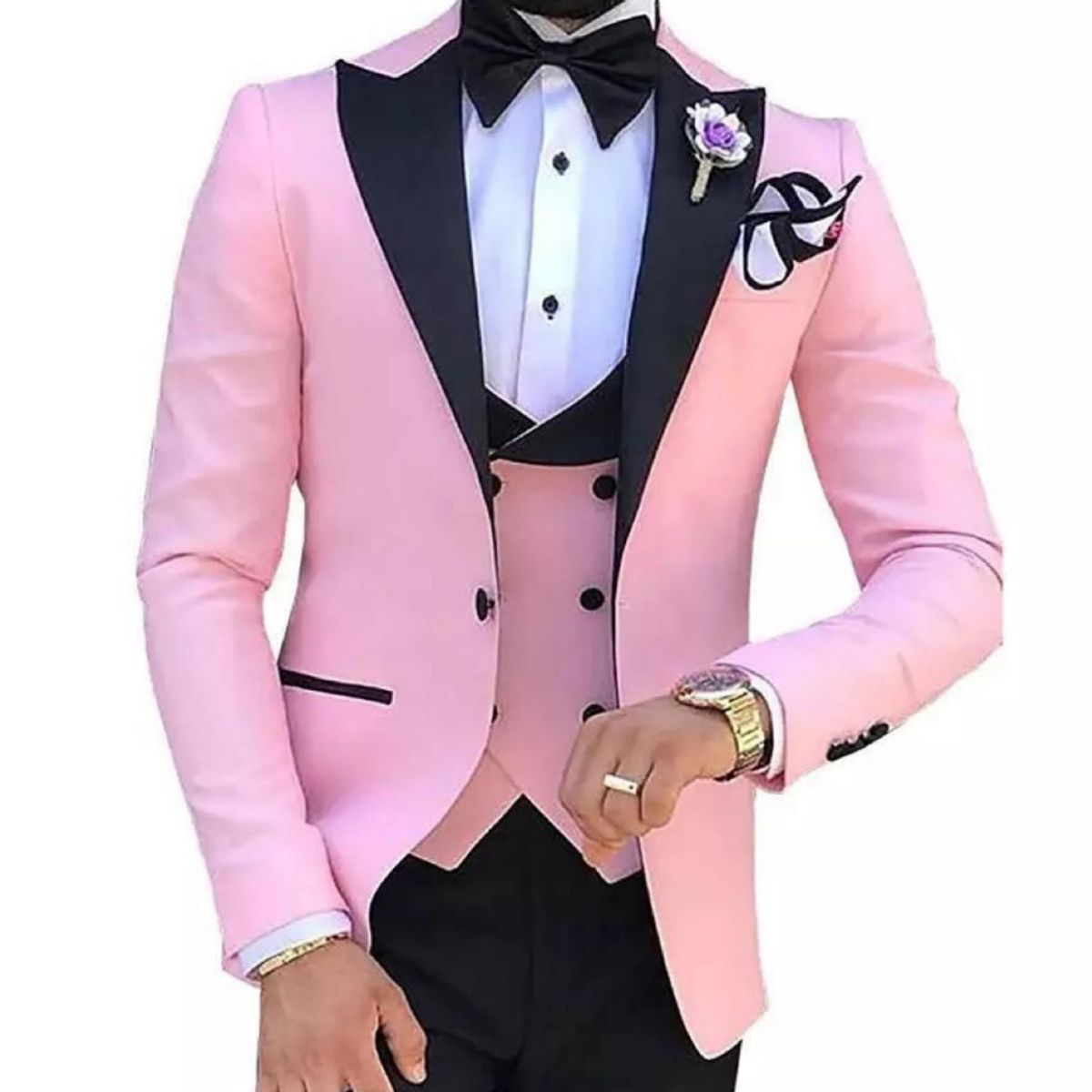 XPRESS RECHARGE - Traje 4 piezas de color sólido para novio