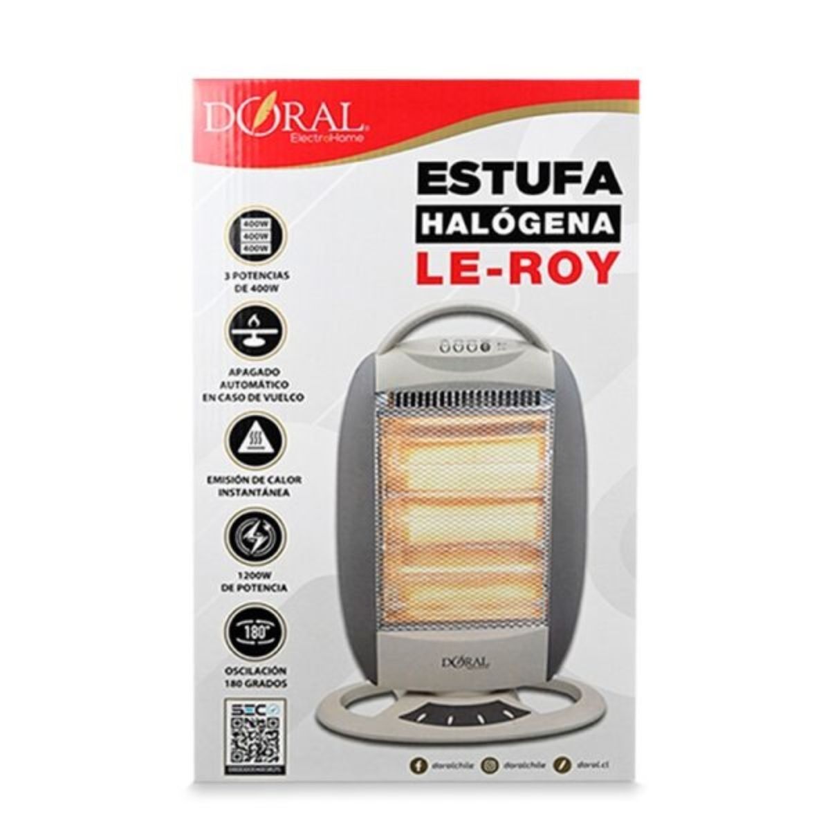 DORAL - ESTUFA HALÓGENA LE-ROY  DORAL