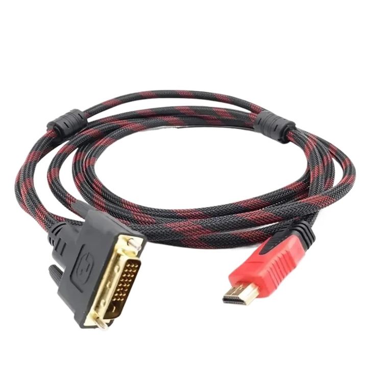 GENERICO Cable Adaptador Dvi-d A Hdmi 24+1 Con Filtro De 2 Metros