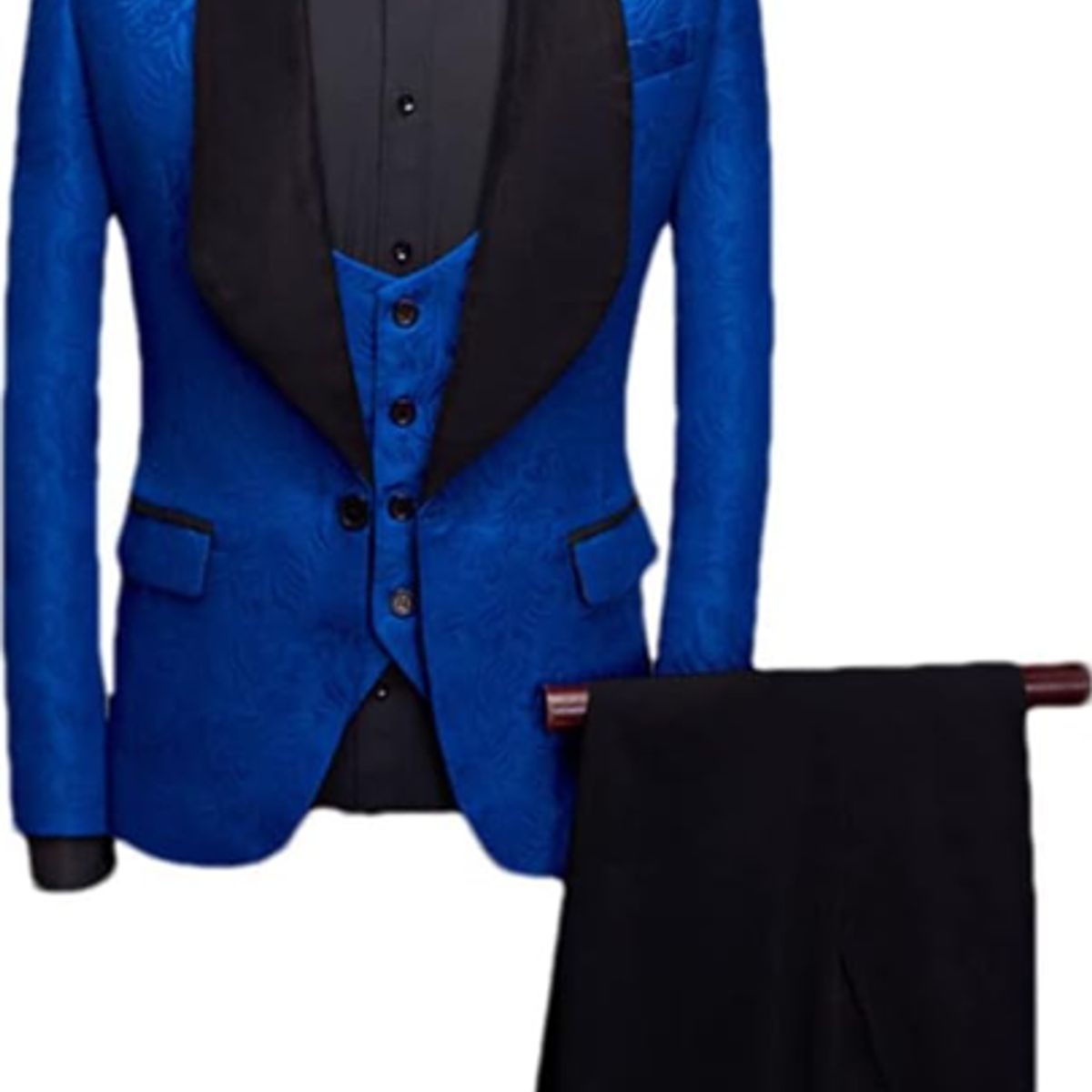 XPRESS RECHARGE - Traje elegante azul rey de tres piezas