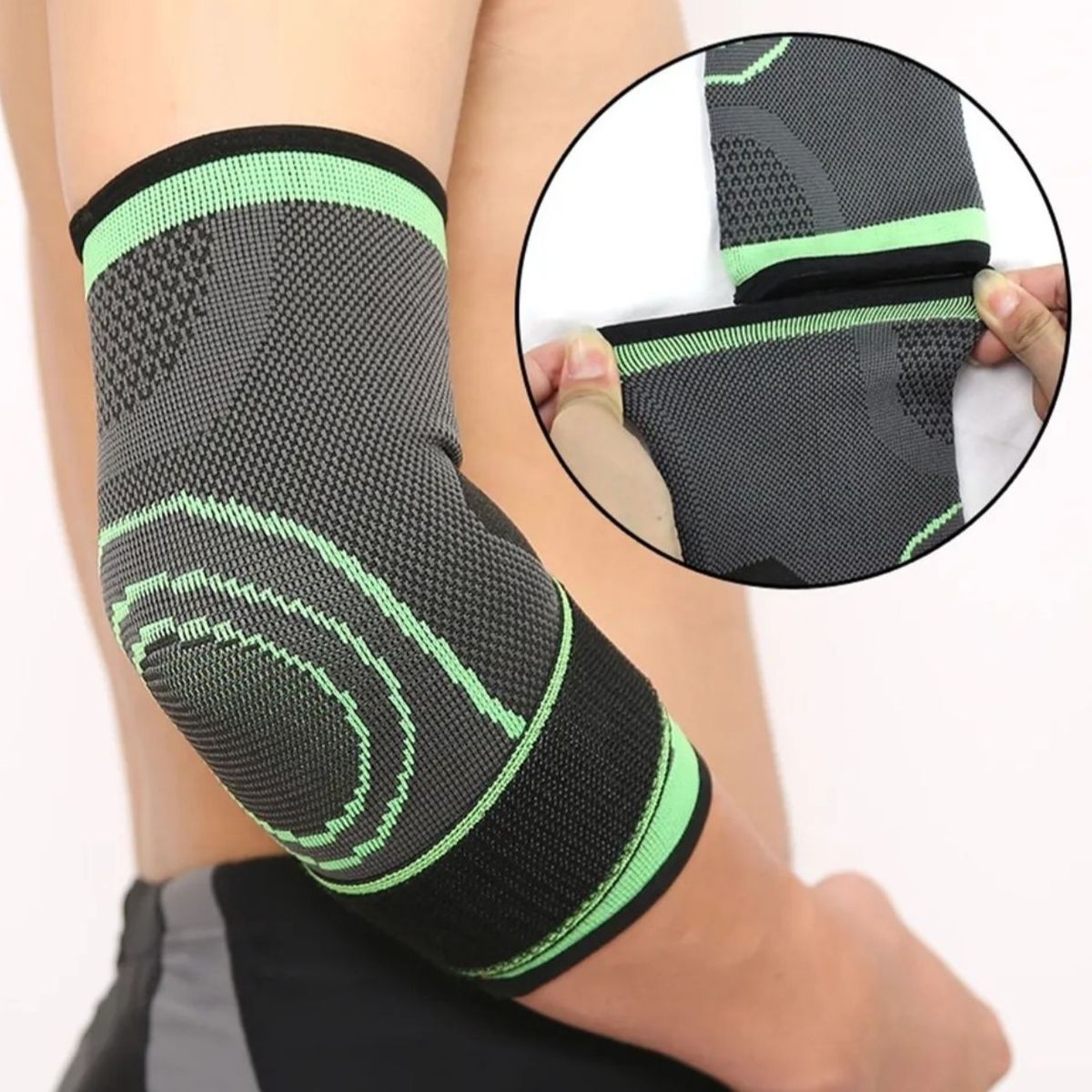 GENERICO - Codera Venda Elástica Ortopédica Compresión Dolor Codo