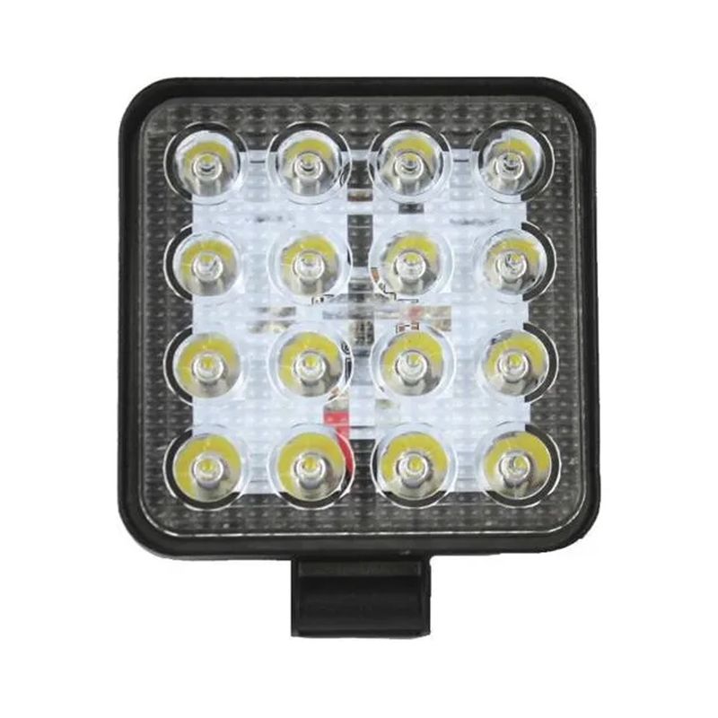 GENERICO - Foco Neblinero 4x4 48w 16 Led 12v 24v Auto Camioneta Camion