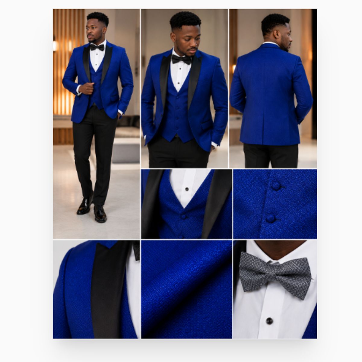 XPRESS RECHARGE - Elegante traje de lujo de novio,boda de 2 piezas