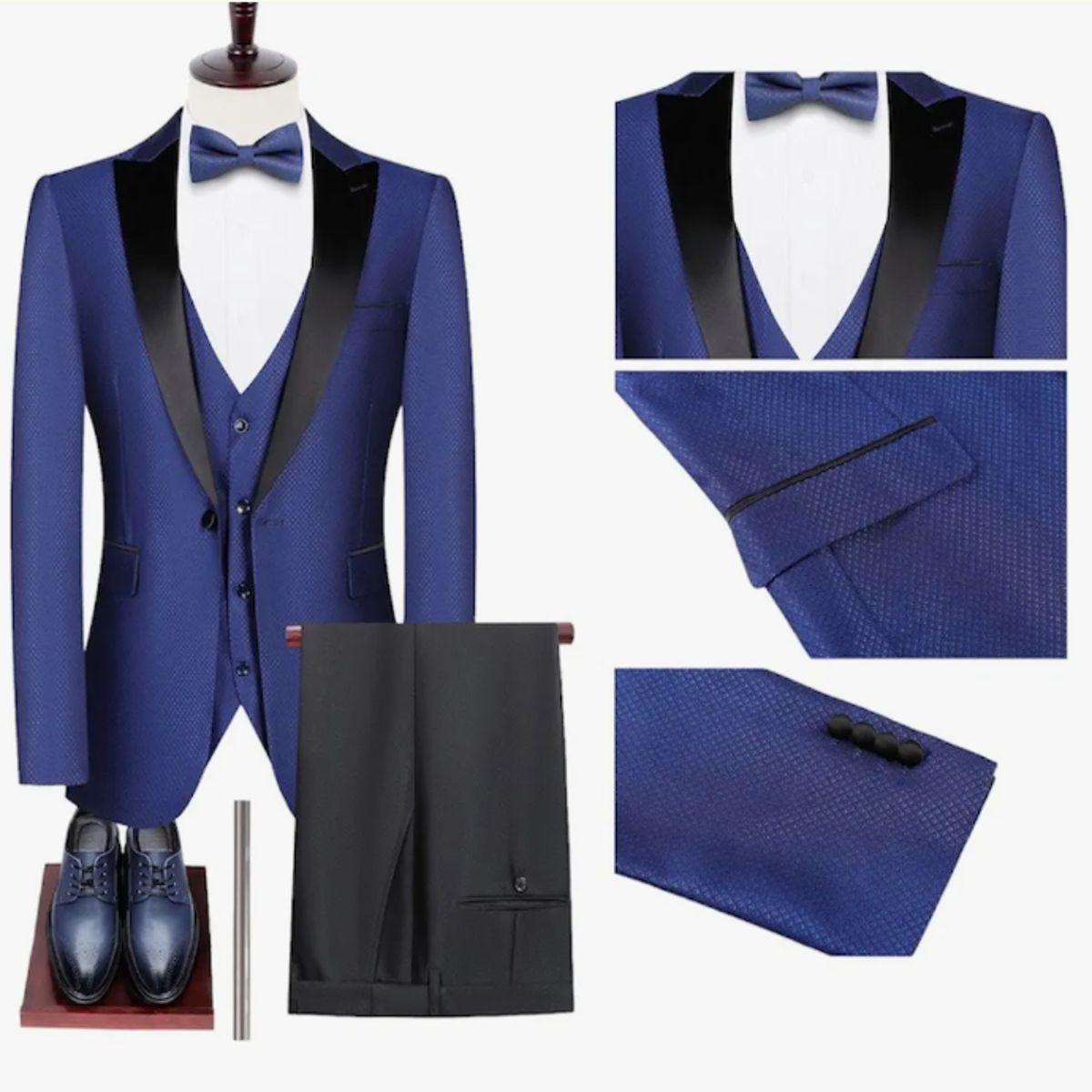 XPRESS RECHARGE - Elegante traje de lujo de novio,boda de 2 piezas