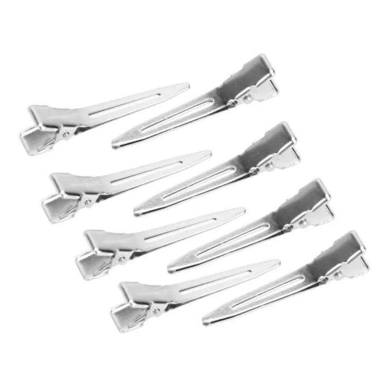 GENERICO - Set 50 Pinzas Metalicas Para Pelo Peluqueria
