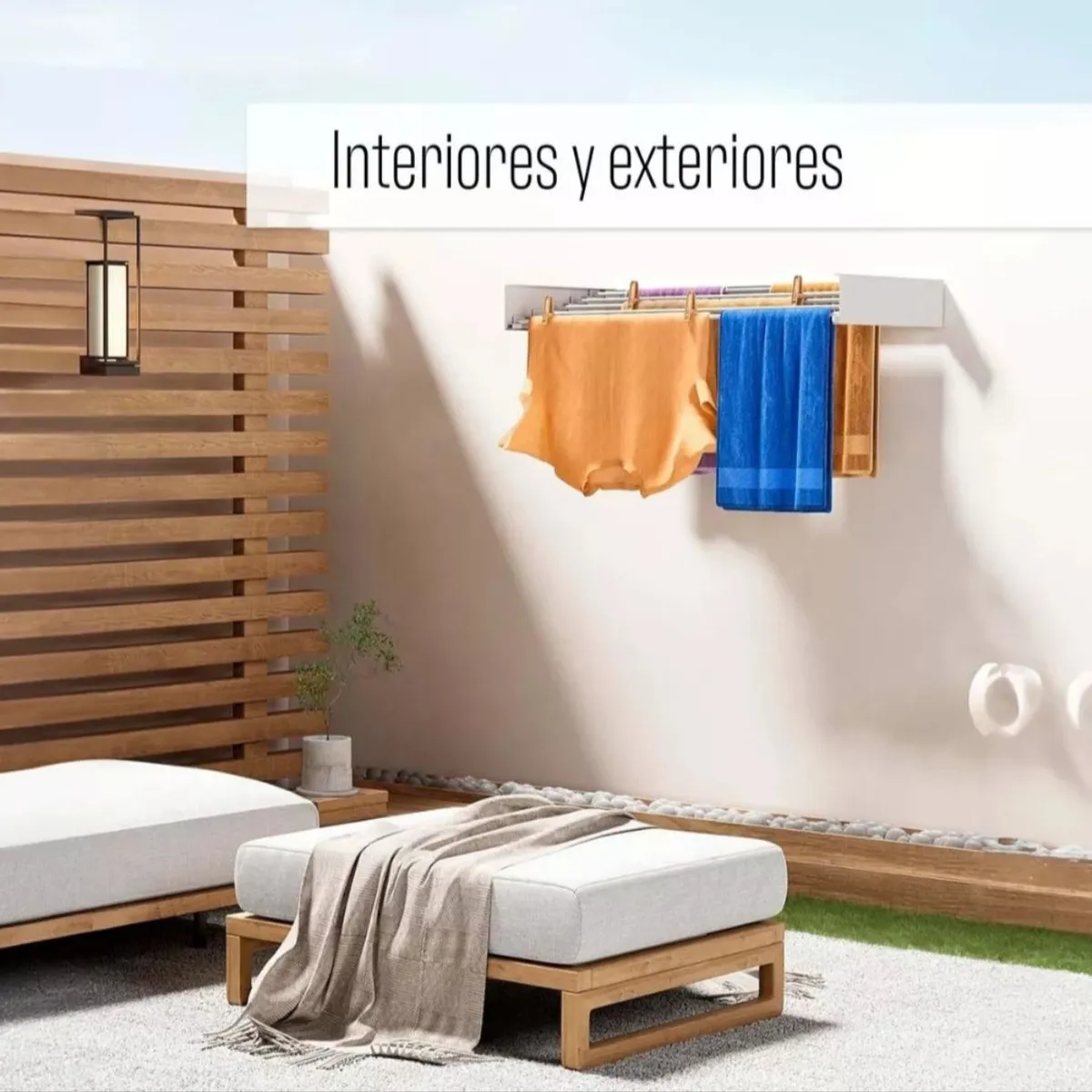 GENERICO - Tendedero De Ropa Plegable Retráctil De 60cm Hogar Multiuso