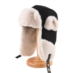 BLWOENS - Sombreros de invierno para mujeres - Negro