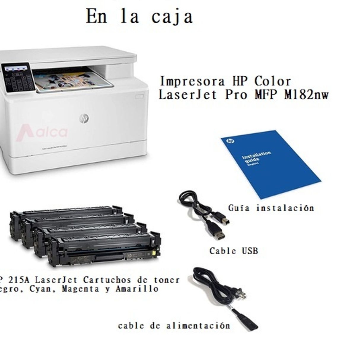 HP - Impresora Hp Color Laserjet Pro M182nw Wifi