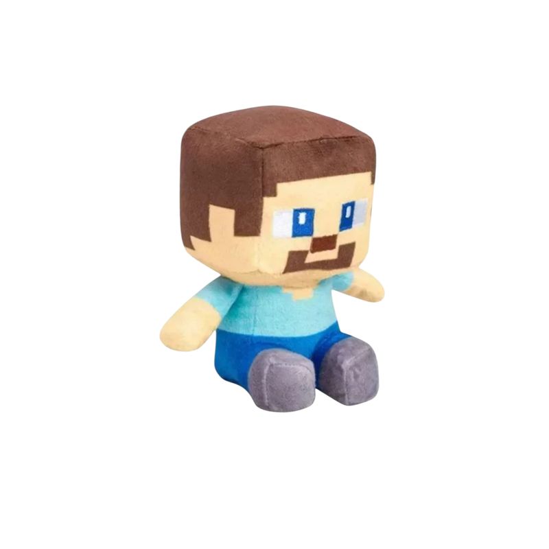 GENERICO - Peluche Minecraft Steve 20 cm Video Juego