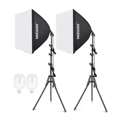 NEEWER - Kit Iluminación LED NW48 II 24G con Softbox