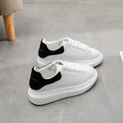 DANWEILE - Zapatos deportivos casuales de suela gruesa para mujer