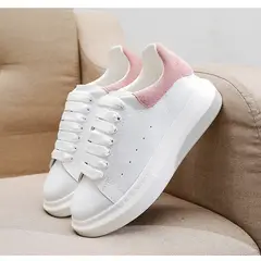 DANWEILE - Zapatos deportivos casuales de suela gruesa para mujer