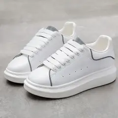 DANWEILE - Zapatos deportivos casuales de suela gruesa para mujer