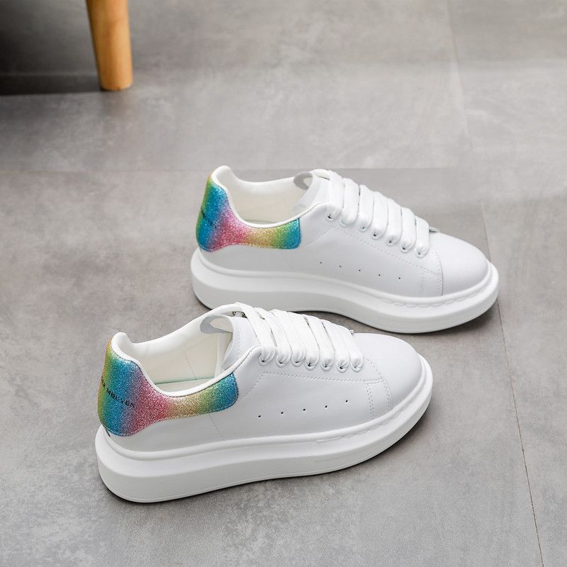 DANWEILE - Zapatos deportivos casuales de suela gruesa para mujer