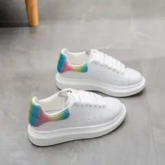 DANWEILE - Zapatos deportivos casuales de suela gruesa para mujer
