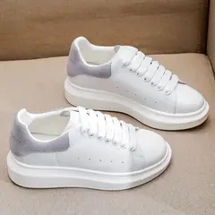 DANWEILE - Zapatos deportivos casuales de suela gruesa para mujer