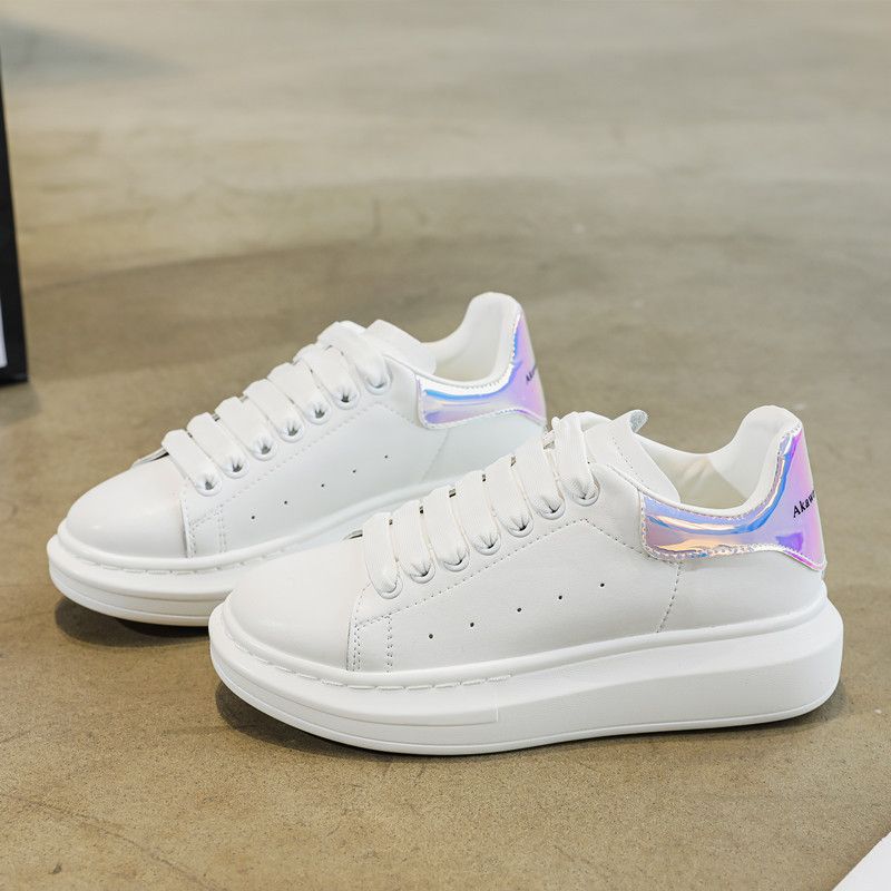 DANWEILE - Zapatos deportivos casuales de suela gruesa para mujer