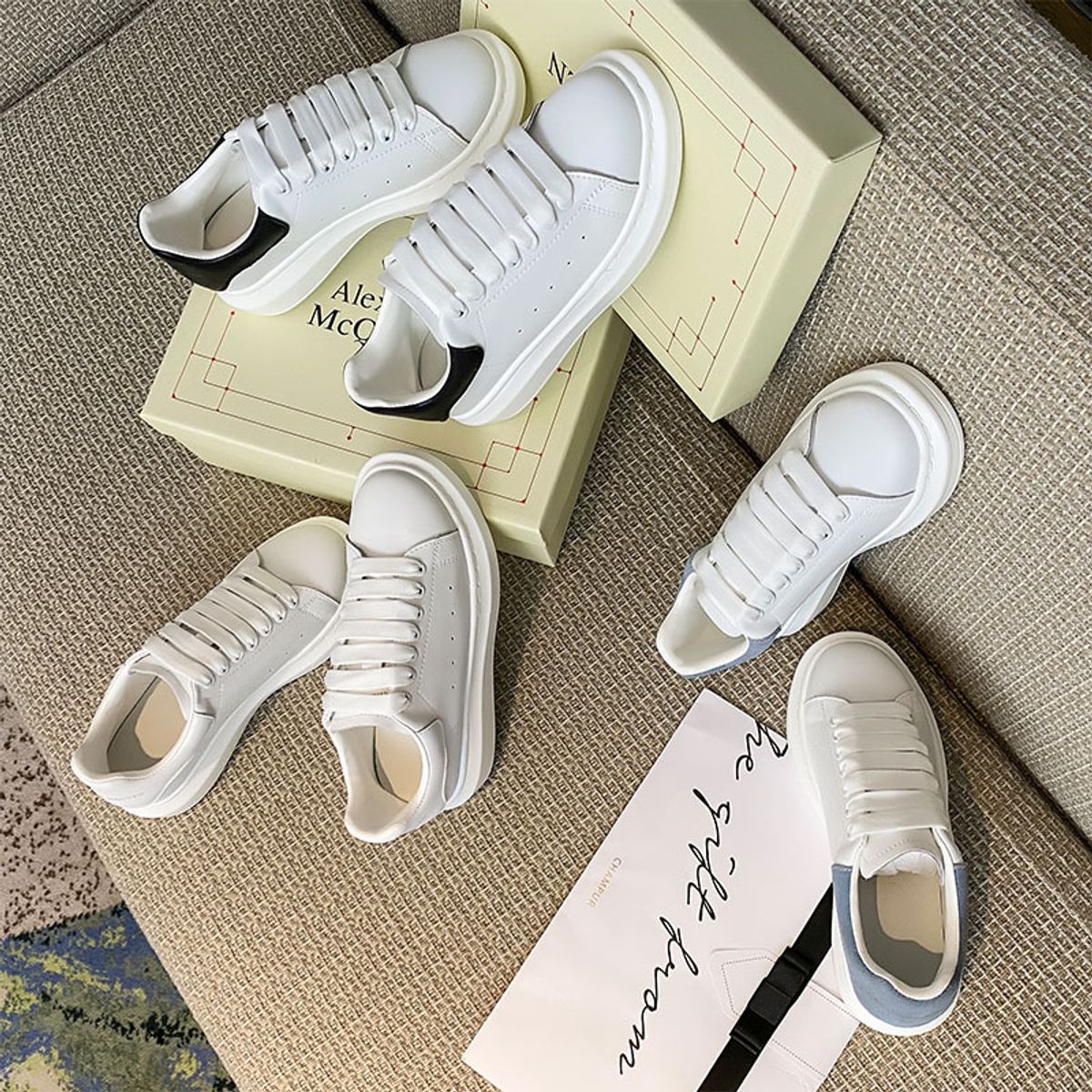 DANWEILE - Zapatos deportivos casuales de suela gruesa para hombre