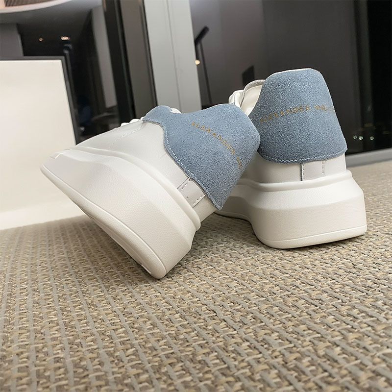 DANWEILE - Zapatos deportivos casuales de suela gruesa para hombre