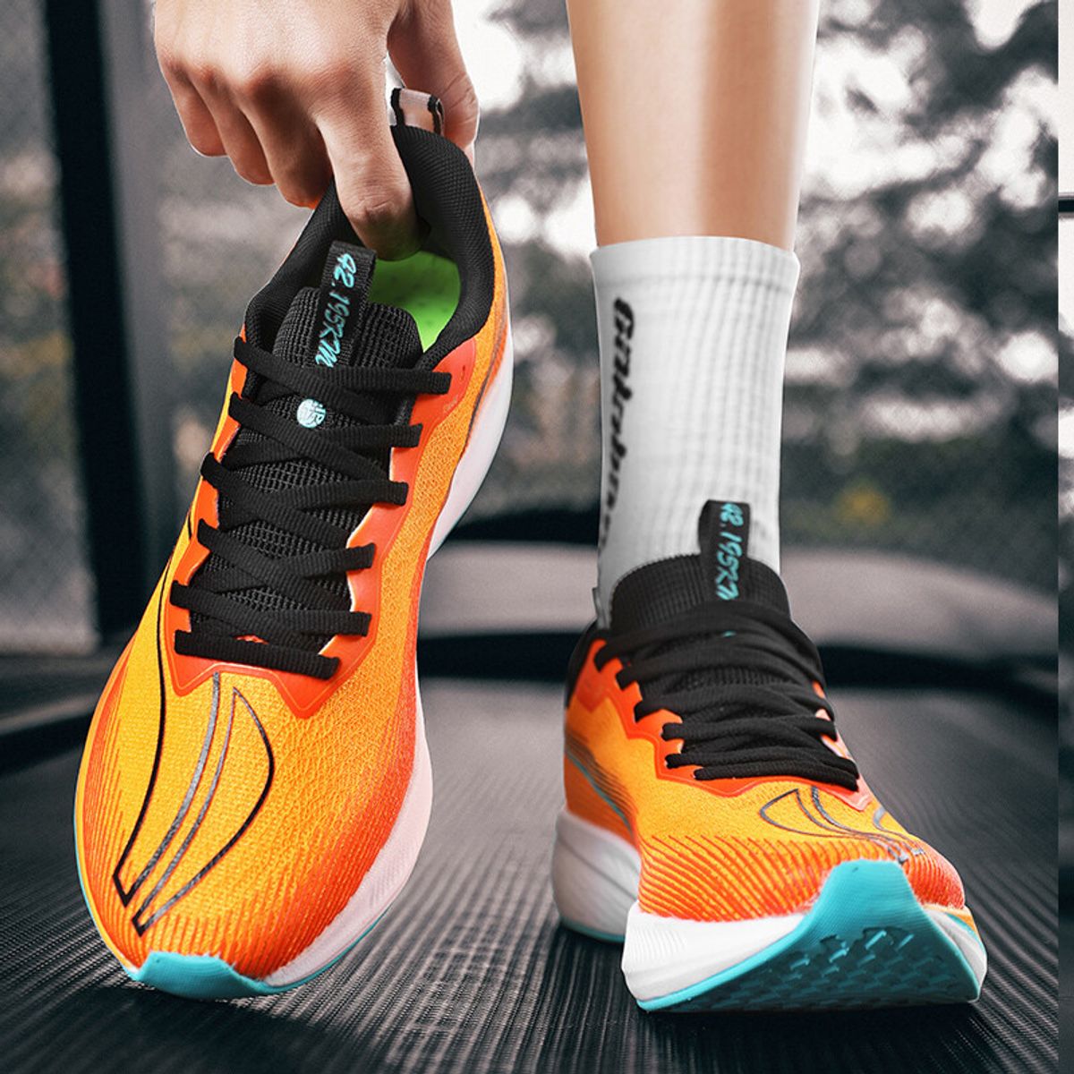 DANWEILE - Zapatilla Running Superficie de malla Hombre alumno