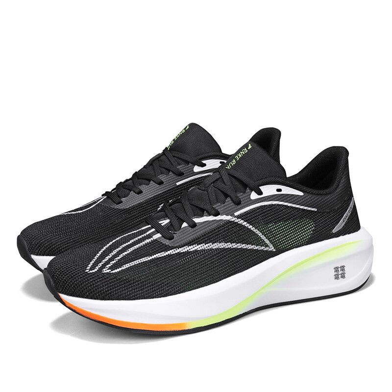 DANWEILE - Zapatos deportivos para estudiantes de malla transpirable-Negro