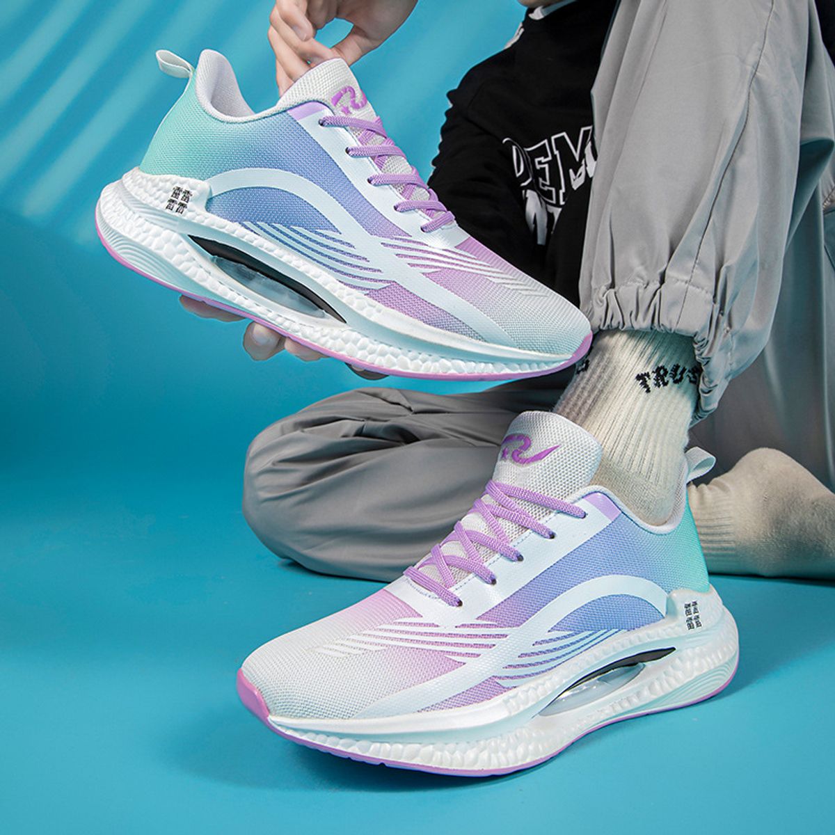 DANWEILE - Zapatos Deportivos Casuales Transpirables Para Hombre