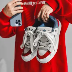 DANWEILE - Zapatos casuales de moda para estudiantes hombres y mujeres