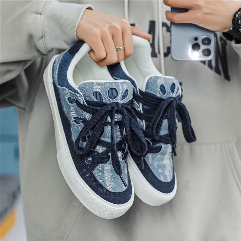 DANWEILE - Zapatos casuales de moda para estudiantes hombres y mujeres