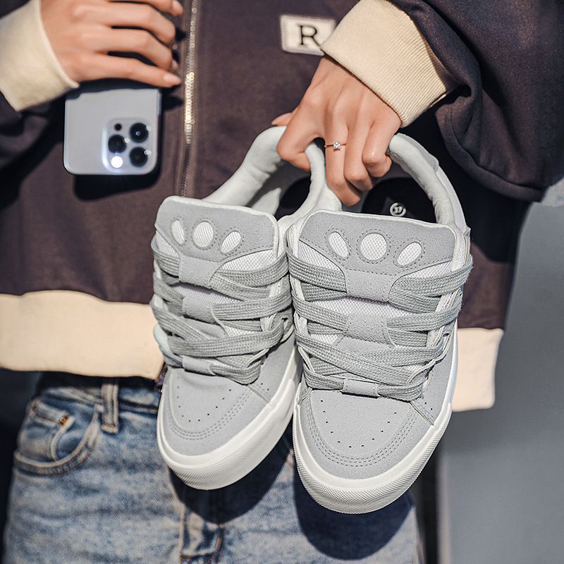 DANWEILE - Zapatos casuales de moda para estudiantes hombres y mujeres