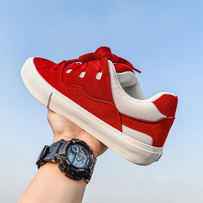 DANWEILE - Zapatos casuales de moda para estudiantes hombres y mujeres